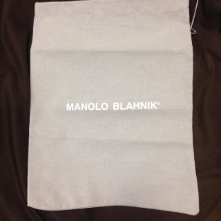 マノロブラニク(MANOLO BLAHNIK)のマノロブラニク ダストバッグ2(ショップ袋)