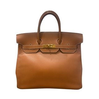 エルメス(HERMES)の　エルメス HERMES オータクロア32 □E刻　 ゴールド ゴールド金具 クシュベル ユニセックス ハンドバッグ(ハンドバッグ)