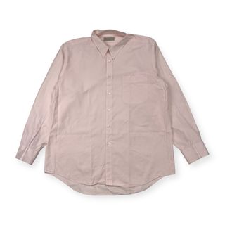 アクアスキュータム(AQUA SCUTUM)のAquascutum アクアスキュータム 長袖 ワイシャツ ドレスシャツ 44-86/うすピンク メンズ ビンテージ(シャツ)