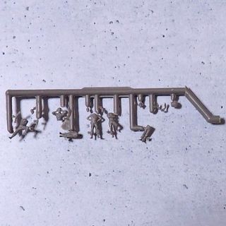 １／１４４ドイツ戦車兵５体セット　アーマーモデリング付録(プラモデル)