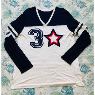 トミーヒルフィガー(TOMMY HILFIGER)のロンＴ  Lサイズ(Tシャツ(長袖/七分))
