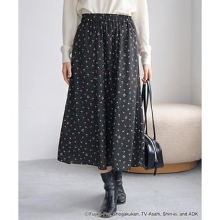 ロペピクニック(Rope' Picnic)のROPE PICNIC ロペピクニック ドラえもん 花柄 スカート ドラミ 38(ロングスカート)