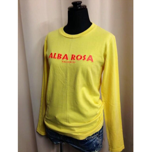 ALBA ROSA(アルバローザ)のアルバローザ ロゴロンT レディースのトップス(Tシャツ(長袖/七分))の商品写真