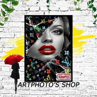 【a4フレーム付き】 オマージュアートポスターa4 No80