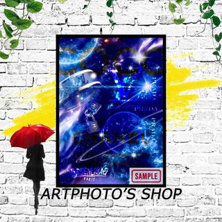【a4フレーム付き】 オマージュアートポスターa4 No104