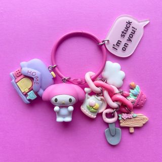 じゃらじゃらキーホルダー マイメロディ(キーホルダー/ストラップ)