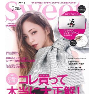 タカラジマシャ(宝島社)のsweet付録  snidelミッキーマウス長財布(財布)