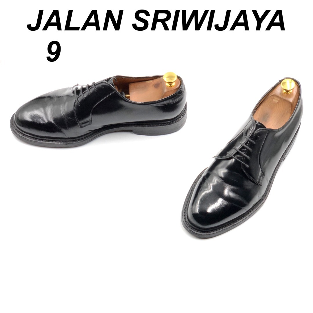 JALAN SRIWIJAYA 9 98348 1663 プレーントゥ 黒 JALAN SRIWIJAYA 9 98348 1663 プレーントゥ 黒