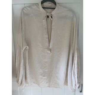 セレクトモカ(SELECT MOCA)のselect moca セレクトモカ　ボリュームスリーブリネンスキッパーシャツ(シャツ/ブラウス(長袖/七分))