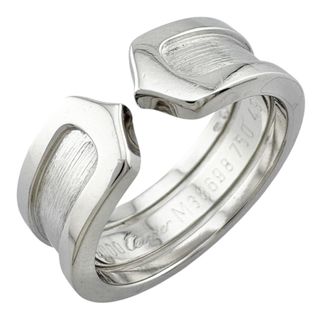 カルティエ(Cartier)のカルティエ 2C リング 指輪 9号 18金 K18ホワイトゴールド ダイヤモンド レディース CARTIER  中古(リング(指輪))