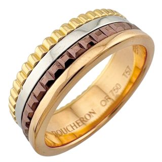ブシュロン(BOUCHERON)のブシュロン キャトルクラシック リング 指輪 16.5号 18金 K18イエローゴールド レディース Boucheron  中古(リング(指輪))