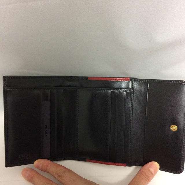 PRADA(プラダ)のプラダ 折り財布 レディースのファッション小物(財布)の商品写真