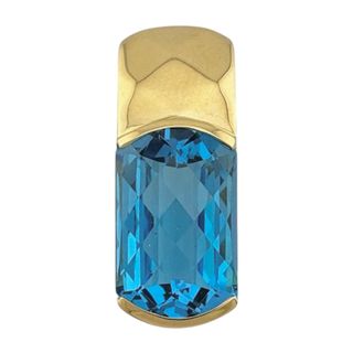 タサキ ペンダントトップ 18金 K18イエローゴールド ブルートパーズ レディース TASAKI 中古