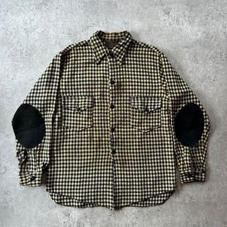 40s50s Chippewa ウールシャツ 千鳥格子 エルボーパッチ