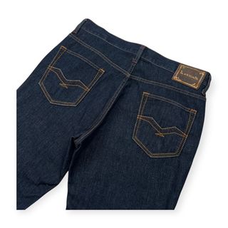サンタフェ(Santafe)のSanta Fe サンタフェ デニム風 パンツ ボトムス サイズ 34 /メンズ/インディゴ/日本製/バックステッチ/ジーンズ(デニム/ジーンズ)