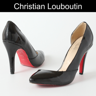 クリスチャンルブタン(Christian Louboutin)のクリスチャンルブタン ハイヒール パンプス ブラック EU38 25.0cm相当(ハイヒール/パンプス)