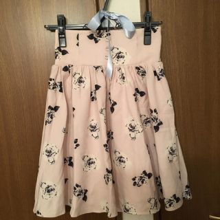 ティティアンドコー(titty&co)の花柄スカート(ひざ丈スカート)