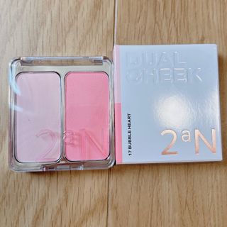 2aN デュアルチーク　17 バブルハート(チーク)