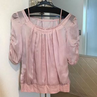 ボディドレッシングデラックス(BODY DRESSING Deluxe)のボディードレッシング♡カットソー♡トップス♡ピンク♡美品(カットソー(半袖/袖なし))