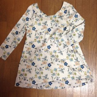 スナイデル(SNIDEL)のsnidel 花柄チュニックワンピ(ミニワンピース)