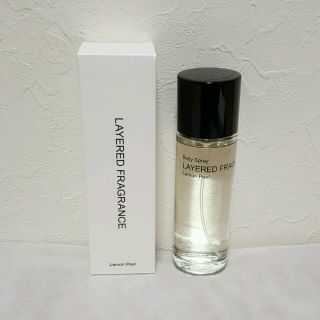 [美品]LAYERED FRAGRANCE ボディースプレー レモンピール(ユニセックス)