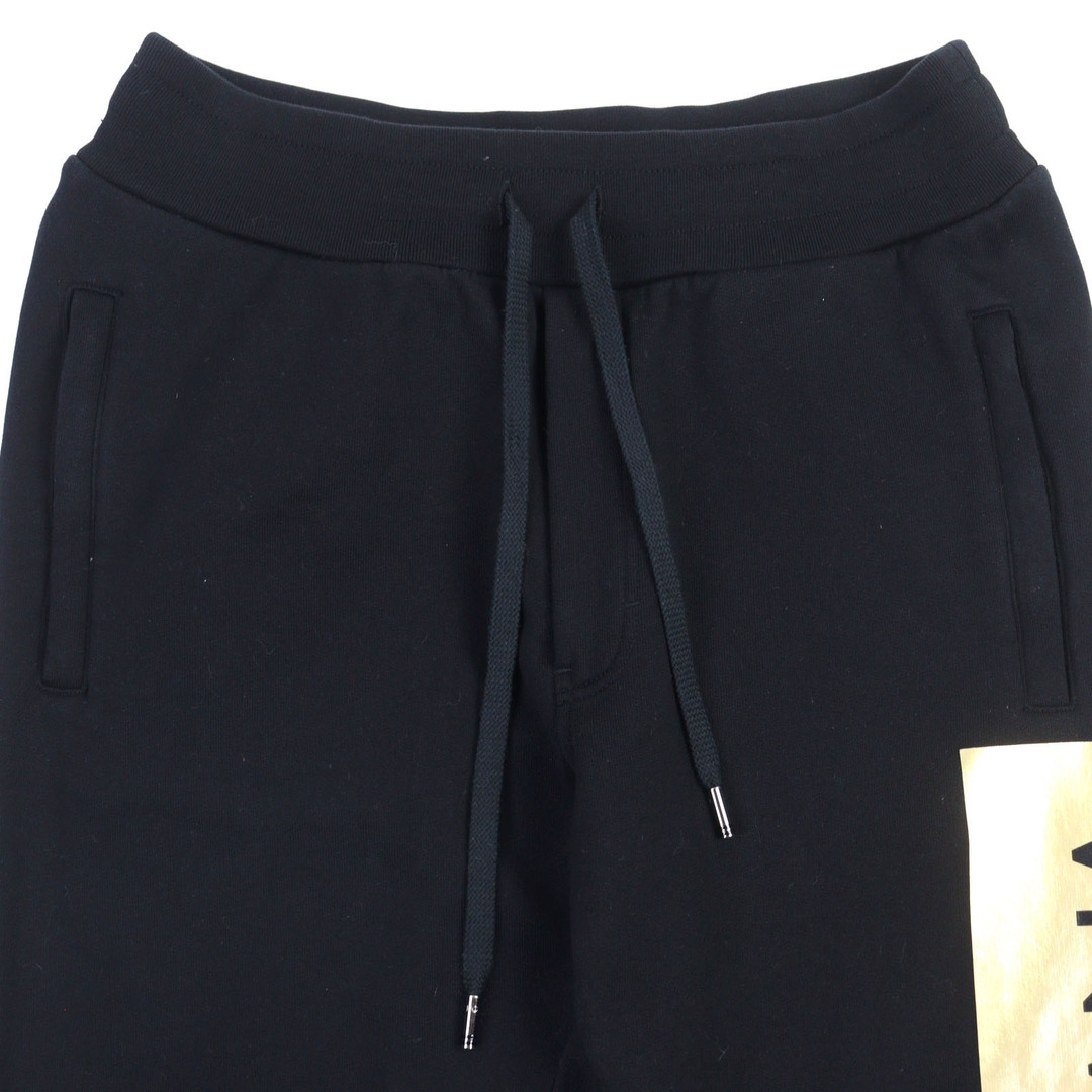 DOLCE&GABBANA(ドルチェアンドガッバーナ)の美品○DOLCE&GABBANA ドルチェ＆ガッバーナ G9JQ3T コットン100% 黒タグ ロゴプリント パーカー スウェットパンツ セットアップ ブラック ゴールド 44 イタリア製 正規品 メンズ メンズのスーツ(セットアップ)の商品写真