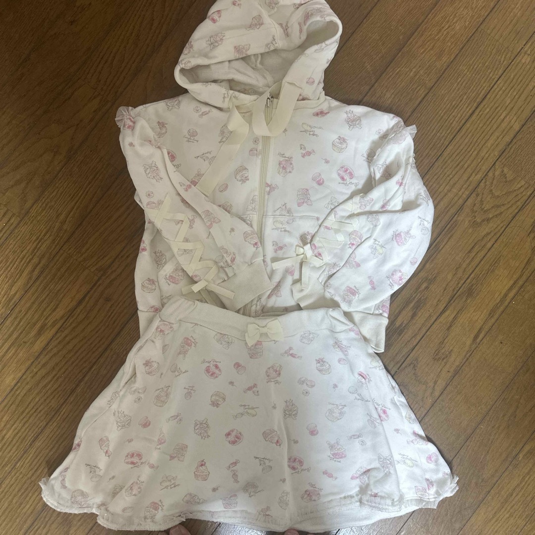 mezzo piano(メゾピアノ)のメゾピアノ セットアップ キッズ/ベビー/マタニティのキッズ服女の子用(90cm~)(その他)の商品写真