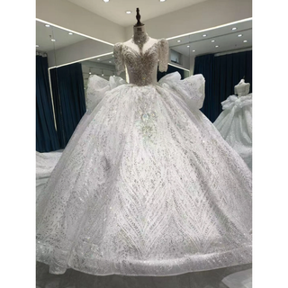 送料無料！ウェディングドレス 韓国風ドレス プリンセスライン 結婚式憧れのドレス(ウェディングドレス)