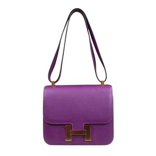 エルメス(HERMES)のエルメス コンスタンスIII 24 ショルダーバッグ エバーカラー パープル レディース HERMES  中古(ショルダーバッグ)