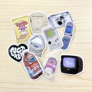 レトロフレークシール