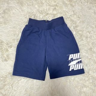 プーマ(PUMA)のプーマ　PUMA　ハーフパンツ　ネイビー　サイズ140　男の子　ウエストゴム(パンツ/スパッツ)
