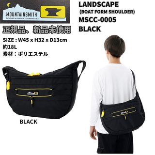 マウンテンスミス(Mountainsmith)のショルダー MOUNTAINSMITH LANDSCAPE 0005 BLACK(ショルダーバッグ)