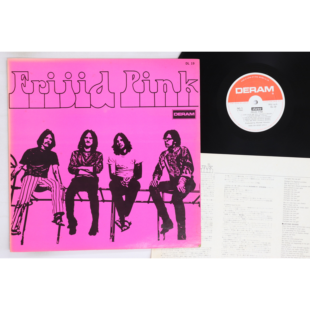 LP Frijid Pink Frijid Pink DL19 DERAM /00260 エンタメ/ホビーのエンタメ その他(その他)の商品写真