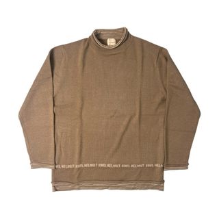 Karl Helmut カールヘルム ウール&コットン レイヤード風 セーター M/ベージュ