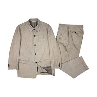 カールヘルム(Karl Helmut)のKarl Helmut カールヘルム 裏ペイズリー 千鳥格子 セットアップ (上)L (下)LL/ブラック アイボリー(セットアップ)