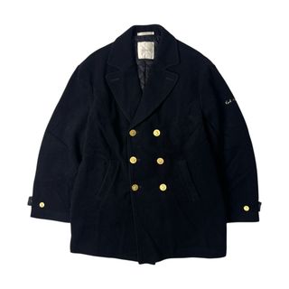 カールヘルム(Karl Helmut)のKarl Helmut カールヘルム 金ボタン ペンギンボタン メルトンウール ダブルコート サイズL/ブラック(その他)
