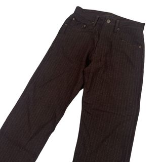 カールヘルム(Karl Helmut)のKarl Helmut カールヘルム ペンシルストライプ ウール パンツ サイズ M /裏地付き/ダークブラウン(その他)