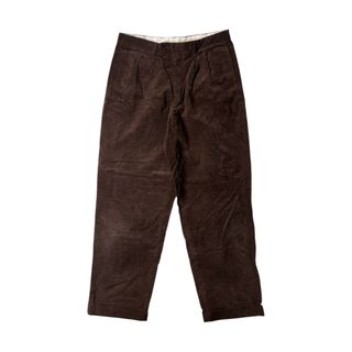 カールヘルム(Karl Helmut)のKarl Helmut カールヘルム コレクション コーデュロイ風 ツータック スラックスパンツ サイズ XL /裾ダブル/ブラウン(その他)