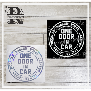 車用ステッカー★ONEDOOR IN CAR★ワンドア BOYNEXTDOOR (その他)