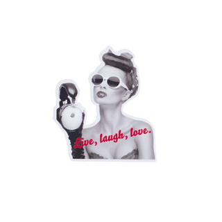 ST-15 防水ステッカー LIVE LAUGH LOVE