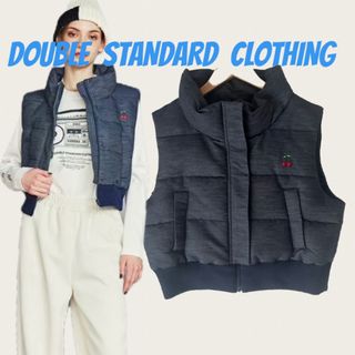 ダブルスタンダードクロージング(DOUBLE STANDARD CLOTHING)のダブルスタンダードクロージング　ショート　ダウンベスト　美品(ダウンベスト)