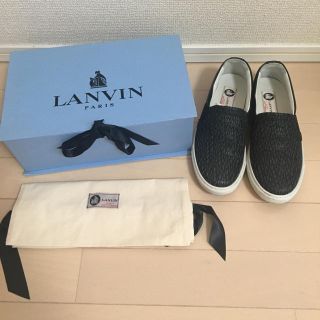 ランバン(LANVIN)のLANVIN ランバン スリッポン スニーカー 36(スニーカー)