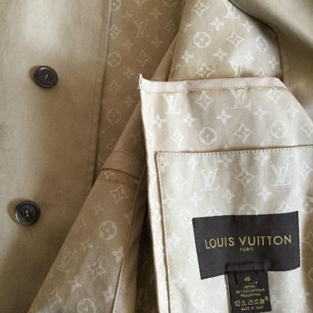 LOUIS VUITTON(ルイヴィトン)の★ジャンク　LOUIS VUITTON ルイ・ヴィトン メンズ ゴム引きコート　 メンズのジャケット/アウター(ステンカラーコート)の商品写真