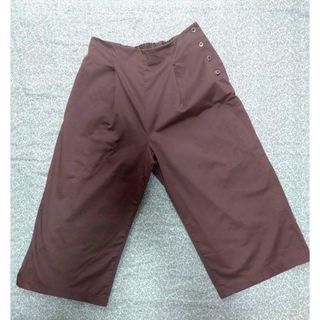 ◆Monique◆モニーク◆日本製◆クロップドパンツ◆ブラウン◆秋冬用に
