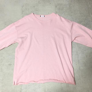 ウィゴー(WEGO)のWEGO 新品 七分丈 ピンク(Tシャツ/カットソー(七分/長袖))