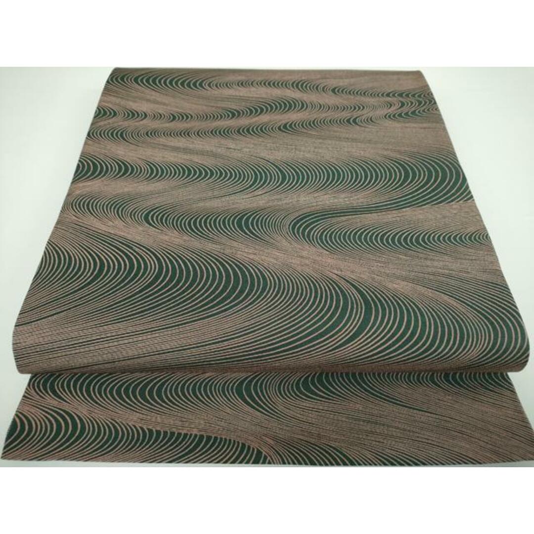 平和屋着物●両面　全通柄袋帯　流水文　正絹　逸品　未使用　DAAV6798ps レディースの水着/浴衣(帯)の商品写真