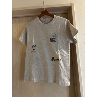 andme ランダム ロゴ 刺繍 エンブロイダリー 半袖 Tシャツ アンドミー (Tシャツ(半袖/袖なし))