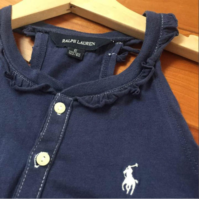 Ralph Lauren(ラルフローレン)の値下げ‼️ラルフローレン 120 タンクトップチュニック キッズ/ベビー/マタニティのキッズ服女の子用(90cm~)(Tシャツ/カットソー)の商品写真