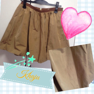 カージュ(Khaju)のKkaju ウール混スカート(ミニスカート)