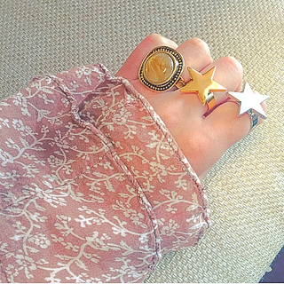 ▷ star motif ring(リング)